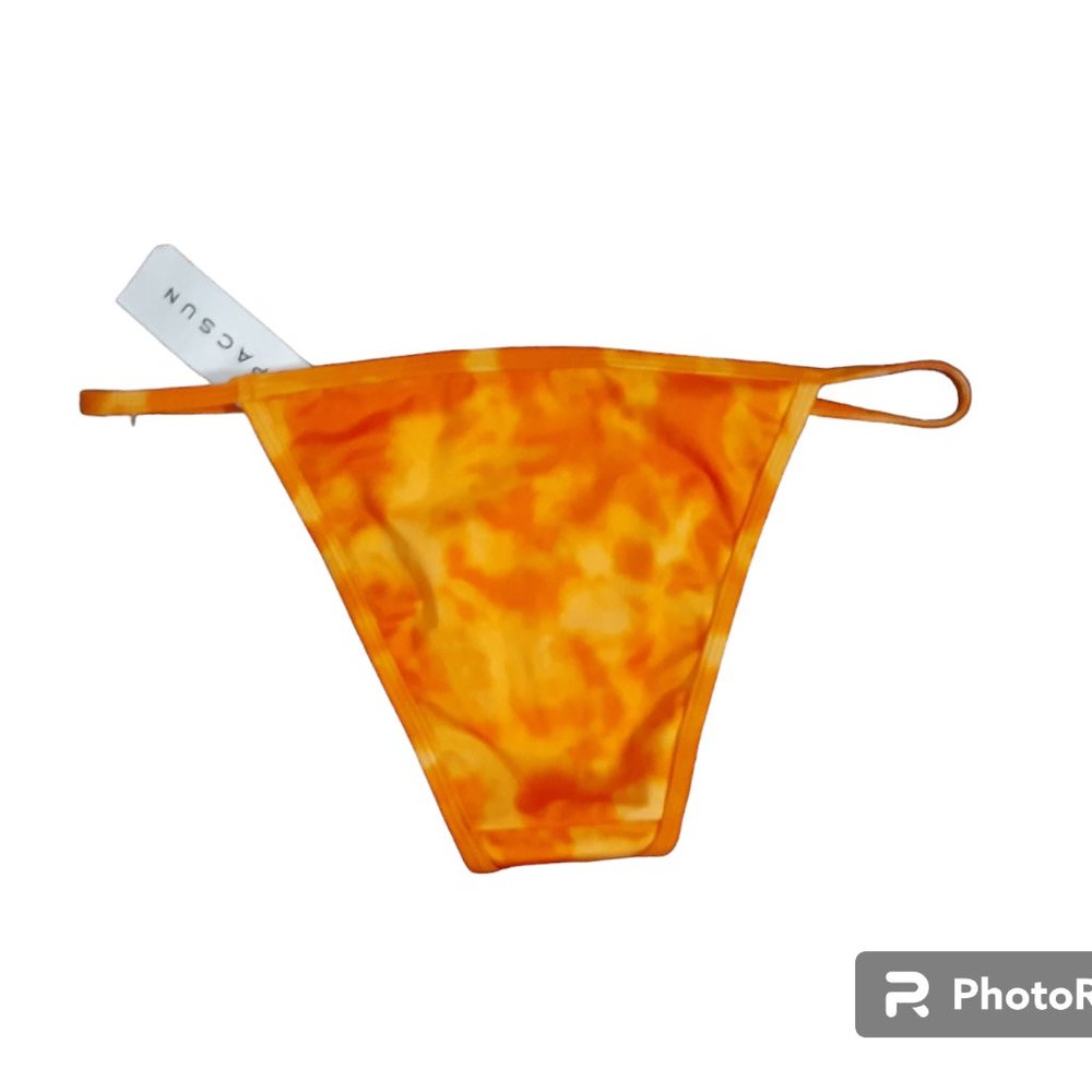 L.A. Hearts by PAC SUN Orange Tie Dye Bikini Brief Bottoms - Picture 3 of 5